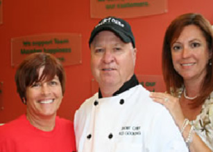 Program Director Idi Blanco, "Short Chef" Ray  Newlands and Literacy Director Maria Gomez